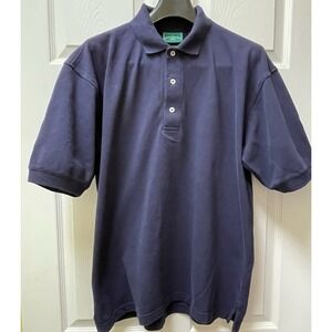 Outer Banks Men's Large Navy‎ Blue Cotton Polo
